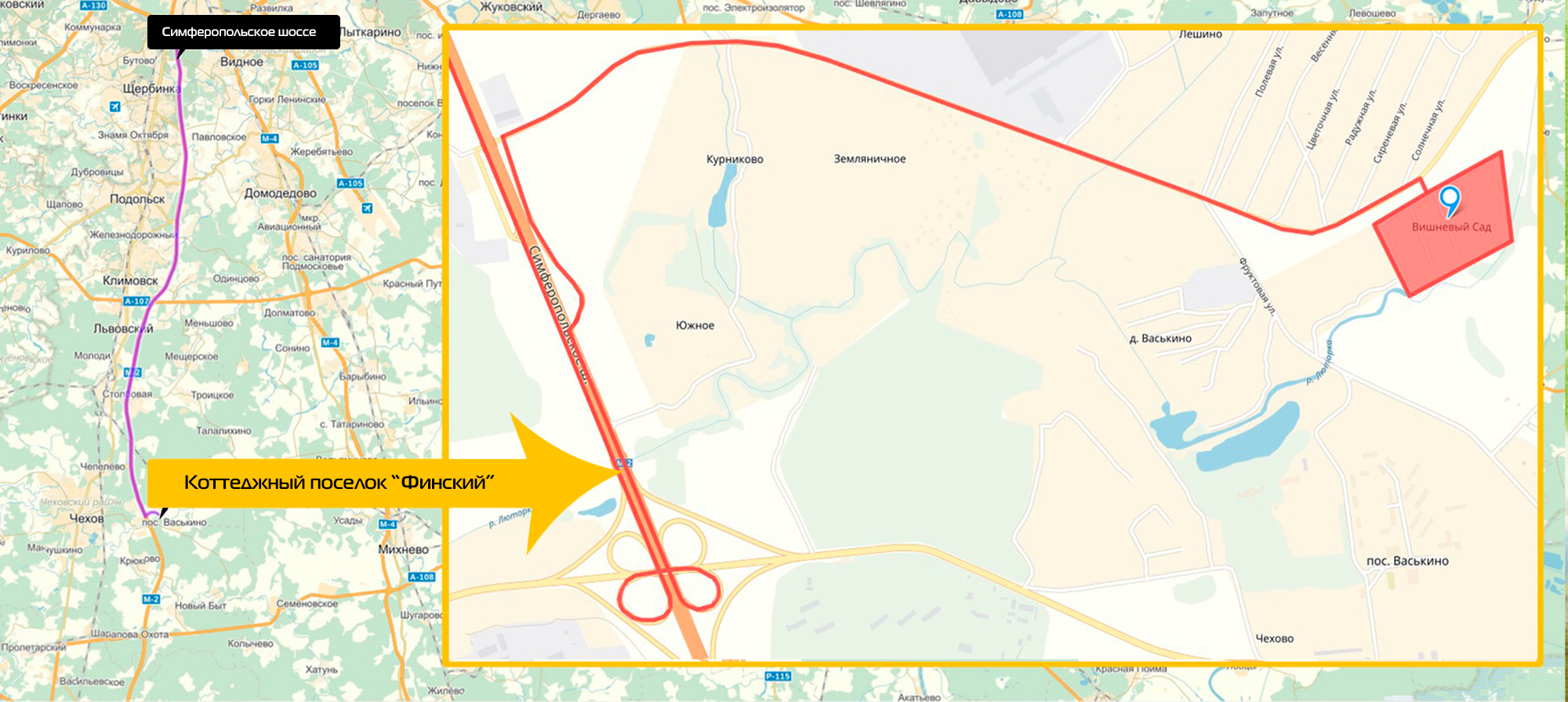 Карта проезда